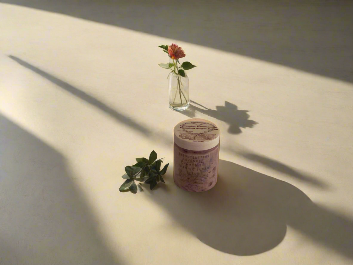 Lavender & Chamomile Sugar Scrub(Light Exfoliate)