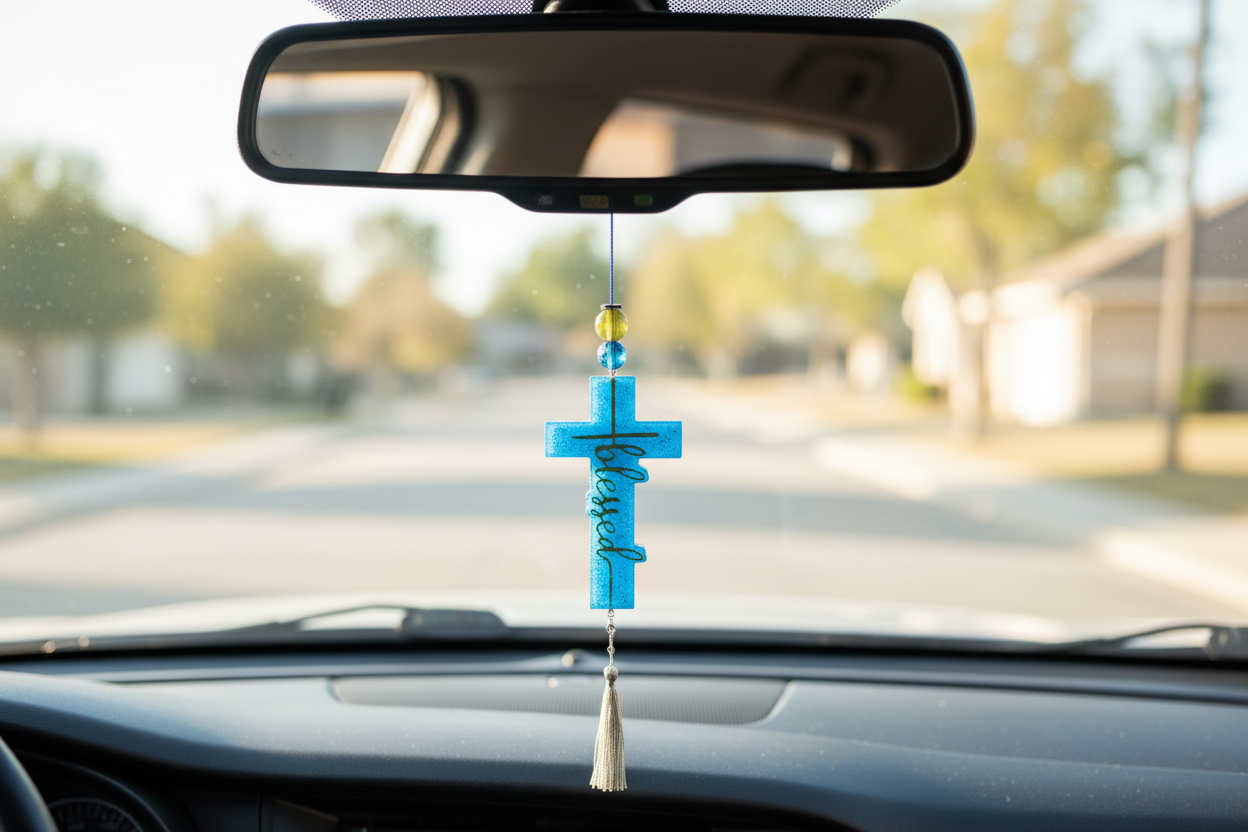 BLESSED (Car freshie)