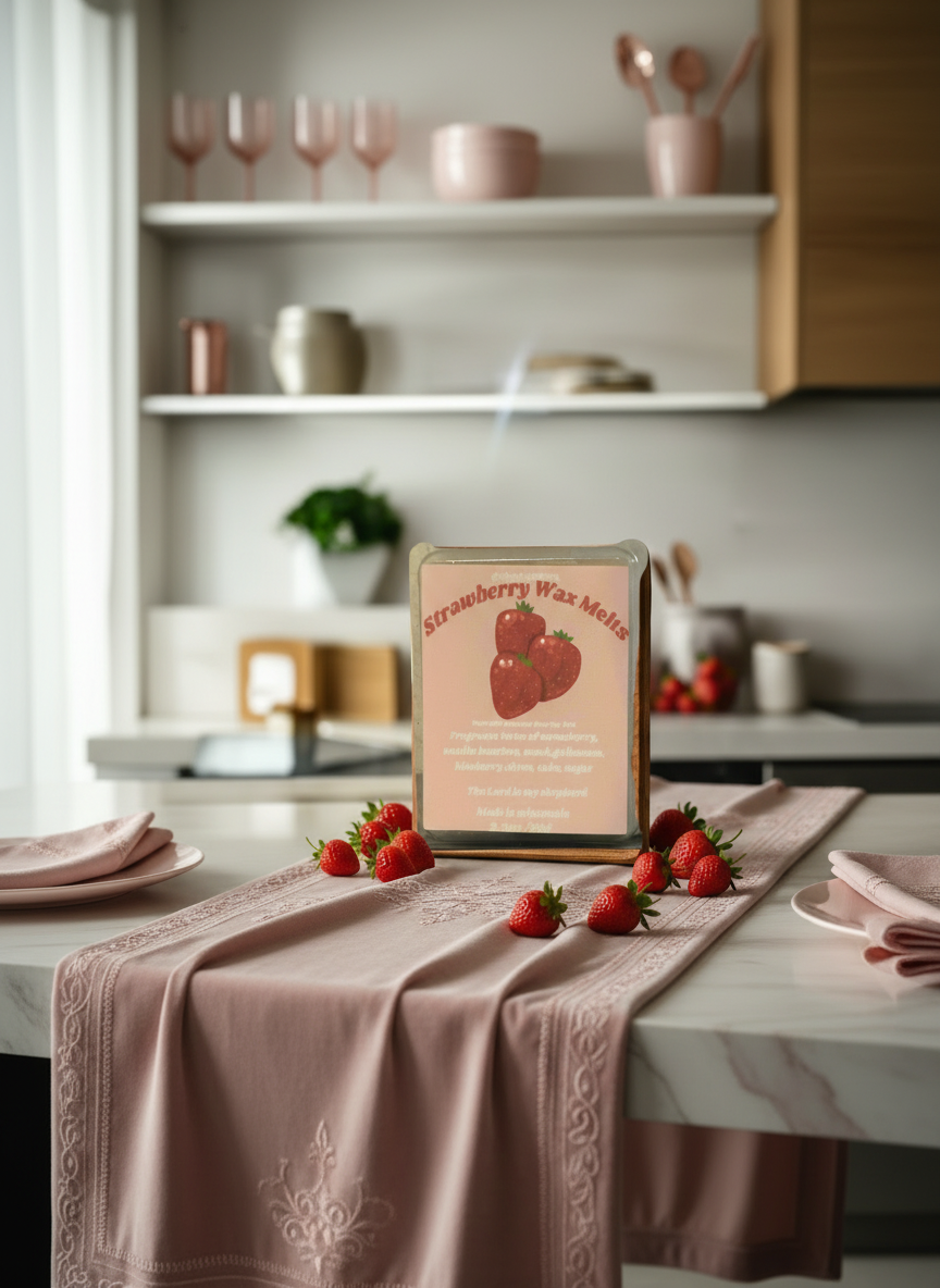 Strawberry Scented Wax Melts