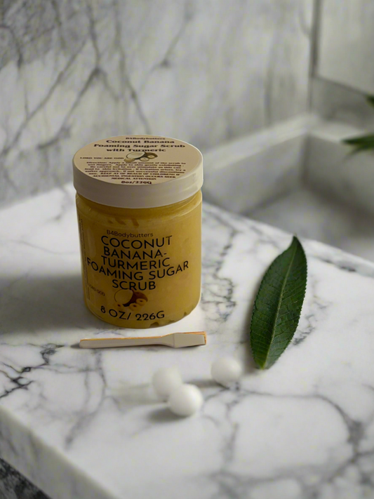 Coconut Banana Turmeric Sugar scrub( Regular Exfoliate)