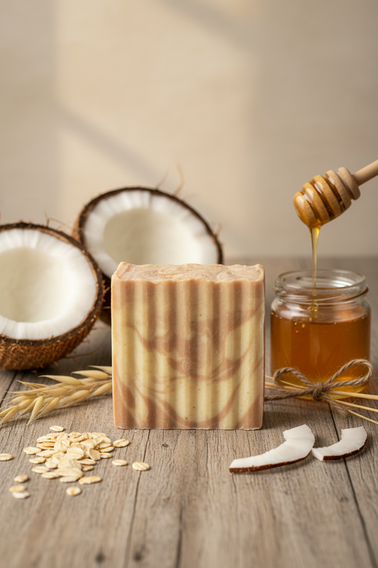 Oatmeal Milk & Honey Fragrance Free  artisan soap (Coming Mid October)