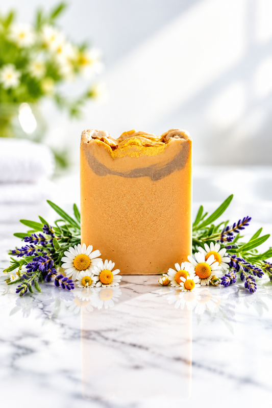 Turmeric & Lavender Chamomile soap(Will be available mid October)